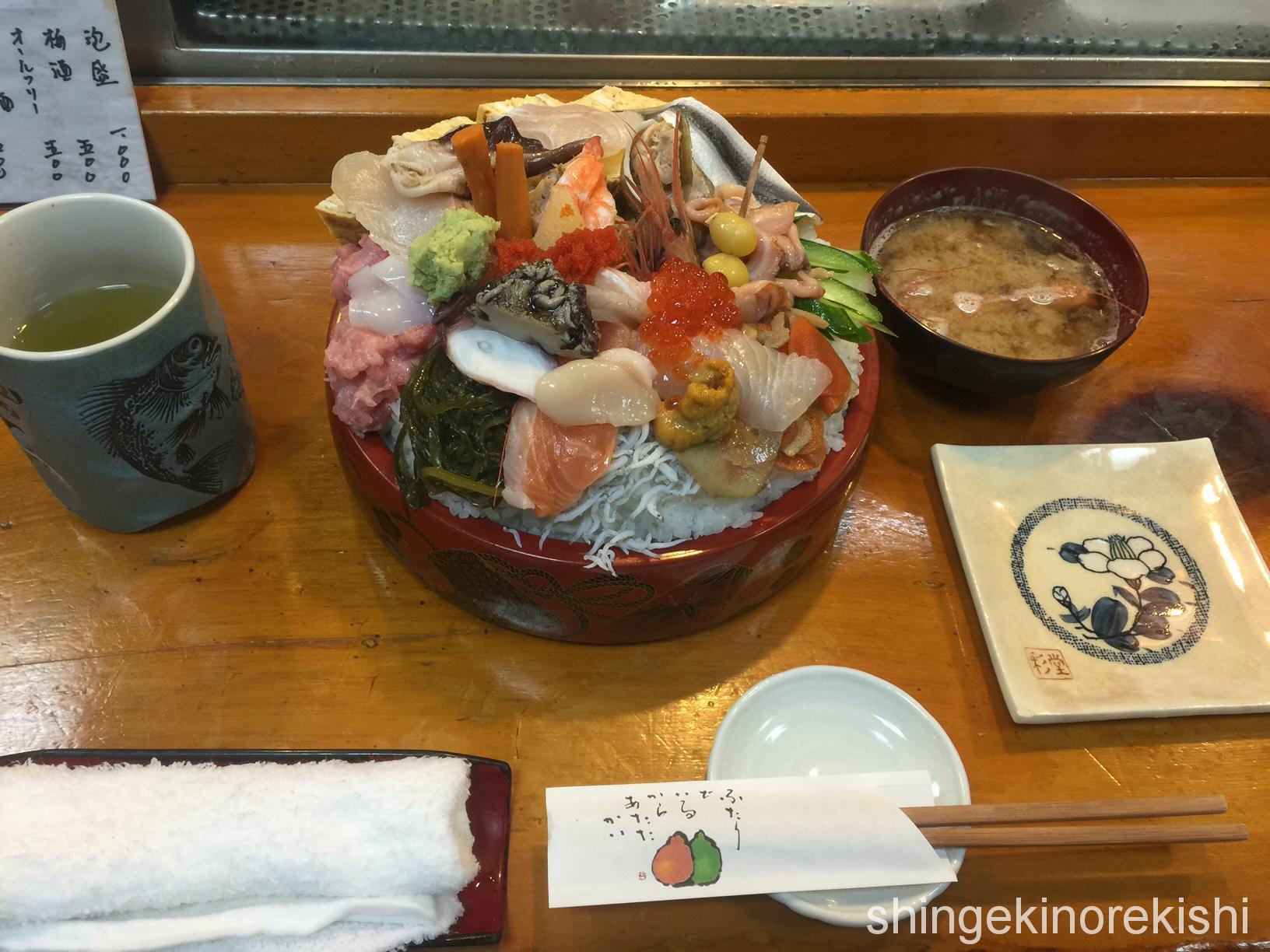 武蔵野市国立幸寿司（こうずし）びっくり丼大盛り12