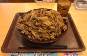 日本全国デカ盛りすき家キング牛丼牛丼キングメニュー進撃の歴史26