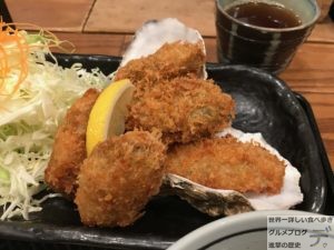 日本一のカキフライ定食北海道厚岸あっけしコレド室町店ランチメニューご飯大盛り三越前新日本橋駅デカ盛り進撃のグルメ