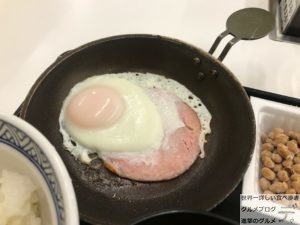 吉野家編チェーン店の朝食モーニングメニューを大盛り調査ハムエッグ納豆定食一汁三菜朝膳デカ盛り進撃のグルメ