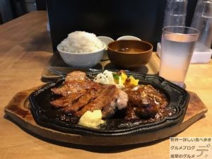 秋葉原デカ盛りトンテキとハンバーグは飲み物。コンボメニューライス山盛りおかわり自由末広町メガ盛り進撃のグルメ