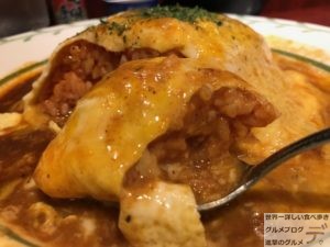 大盛りオムライス三越前日本橋食工房あらじん洋食ランチメニュー豚汁デカ盛り進撃のグルメ