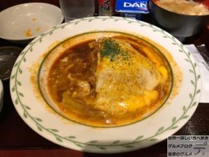 大盛りオムライス三越前日本橋食工房あらじん洋食ランチメニュー豚汁デカ盛り進撃のグルメ