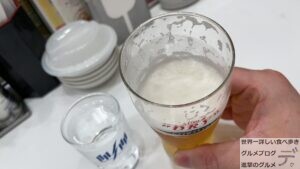 生ビールエクストラコールド100日間餃子の王将生活77日目デカ盛り進撃のグルメ