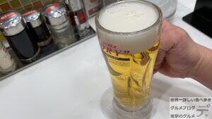 生ビール100日間餃子の王将生活71日目アサヒスーパードライデカ盛り進撃のグルメ