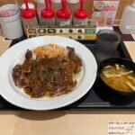 松屋で「ポークステーキ丼（洋風ガーリック）・ダブル・ライス大盛り」を世界一詳しく調査！