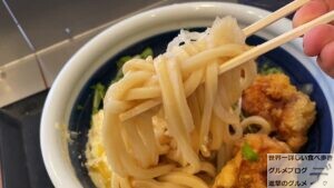 丸亀製麺タル鶏天ぶっかけうどん得盛り期間限定メニューデカ盛り進撃のグルメ