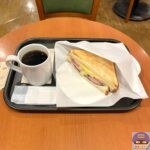 【カフェ・ベローチェ】トーストサンド・アメリカンコーヒー【モーニングメニュー】