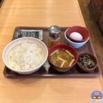 【すき家】たまかけ朝食・ごはん大盛り【朝食メニュー】