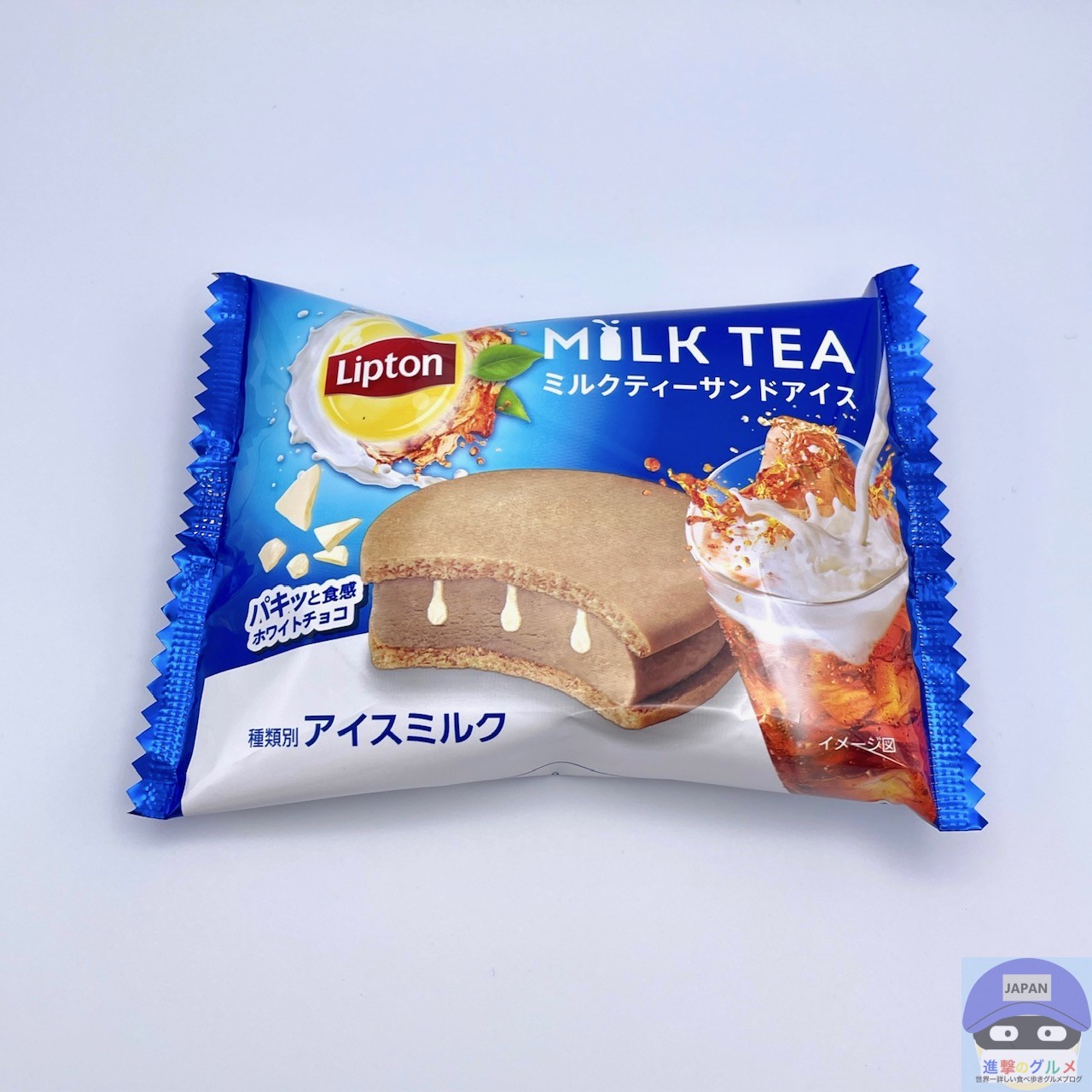 森永乳業 リプトン ミルクティーサンドアイス【新作アイス】進撃の