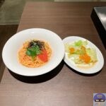 【デニーズ】た～っぷりたらこのスパゲッティ・ミニサラダ付き【朝食メニュー】