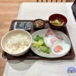 【すき家】自社製ベーコンエッグ朝食・ダブルエッグ変更【朝食メニュー】