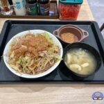 【松屋】ニンニク野菜マシ大盛り牛めし（二郎系）【店舗限定メニュー】