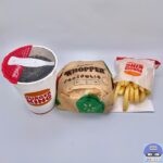 【バーガーキング】スパイシーワッパーセット（オールヘビー・ハーフカット・氷なし）【定番メニュー】